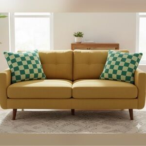 ONE Wicked Elphaba Checkered Pillow